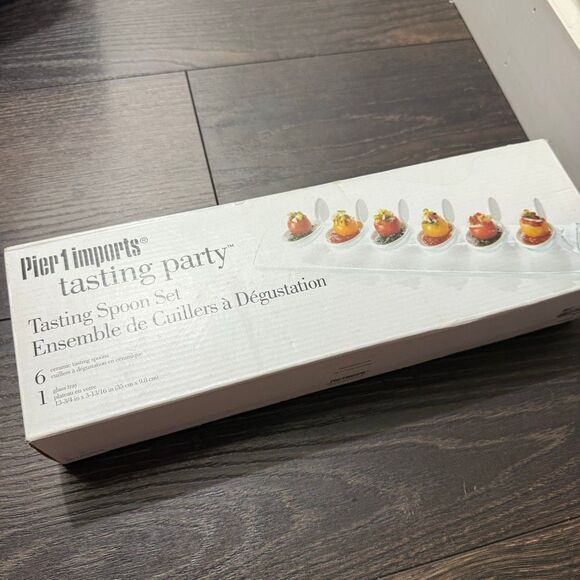 Pier 1 Imports Tasting Spoon Set New - Picture 1 of 4